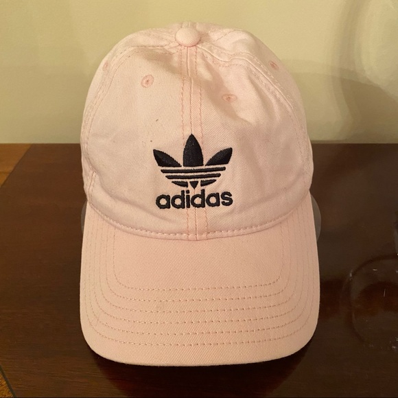 adidas Originals Women's Relaxed Plus Adjustable Strapback Pink Cotton Cap Hat - Picture 5 of 10